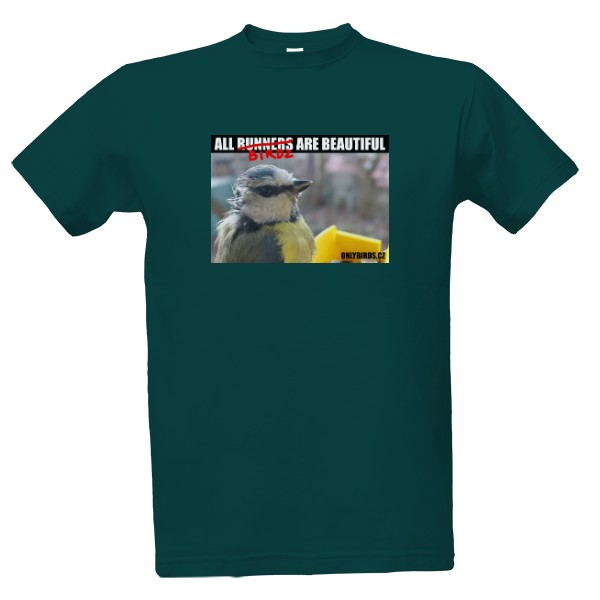 Tričko s potiskem All birdz are beautiful
