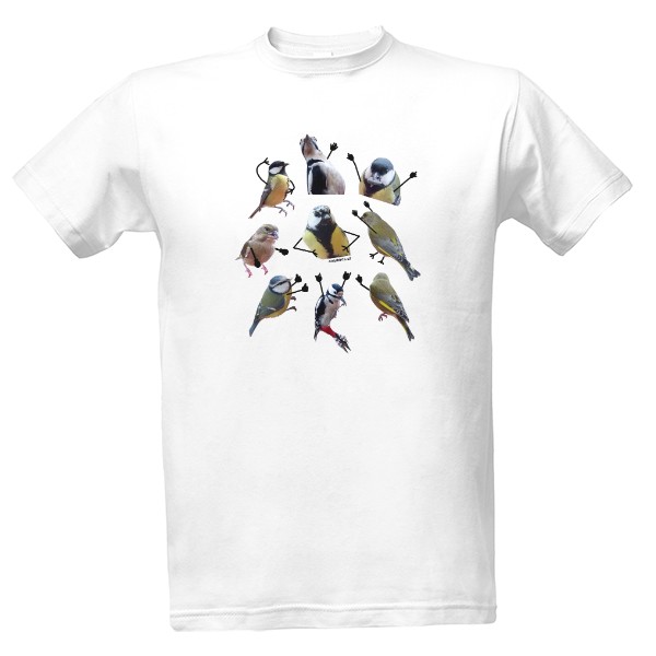 Tričko s potiskem Birds, what else